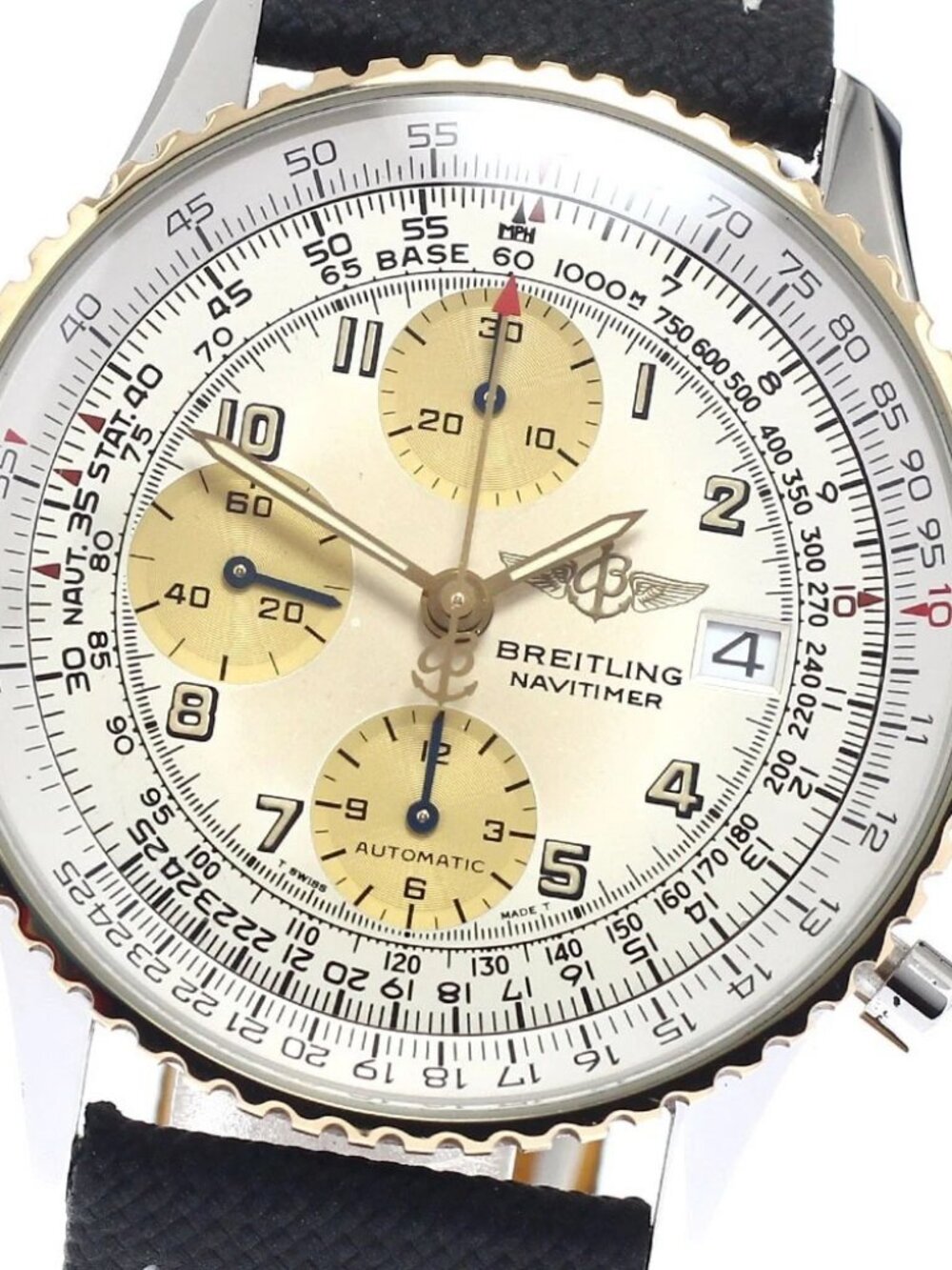 BREITLING Old Navitimer D13022 Chronograph YG bezel Automatic Men's Watch_957701